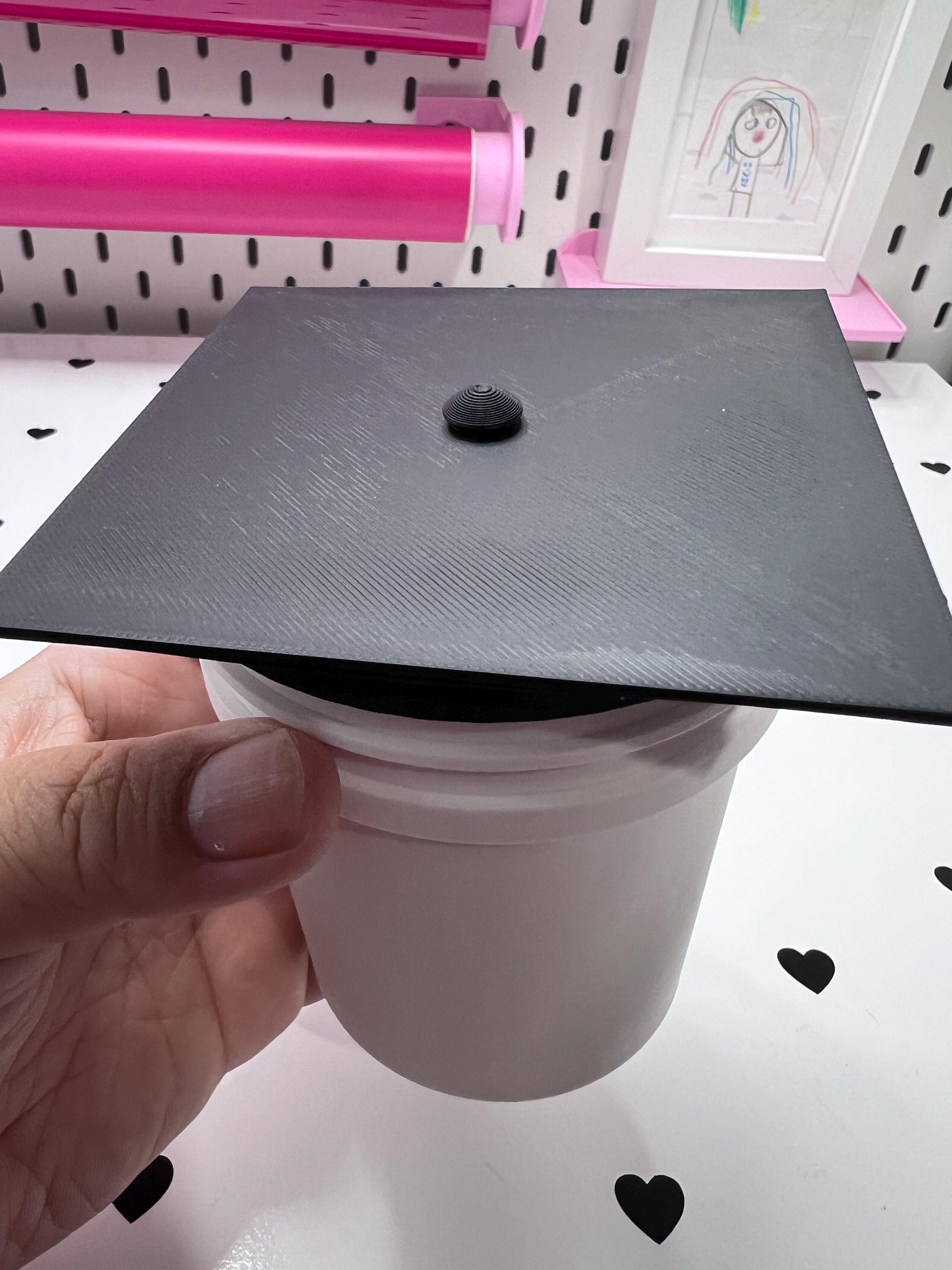 Graduation Mini Bucket 3MF Files | Graduating Student Gift, Desk Decor ...