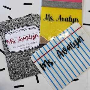 Personalized Glitter Pencil Letter Clipboard | Teacher Appreciation Gift | Educator Gift | Future Teacher Gift | Custom Glitter Clipboard