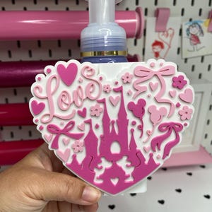 Interchangeable Soap Holder Base for Bath & Body Works Bottles | SoftSoap | Native | Meyer's | Dial STL and 3MF Digital Files image 5