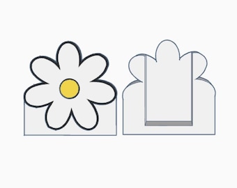 Daisy Flower Pencil Holder STL File – 3D Print Model – Digital Download