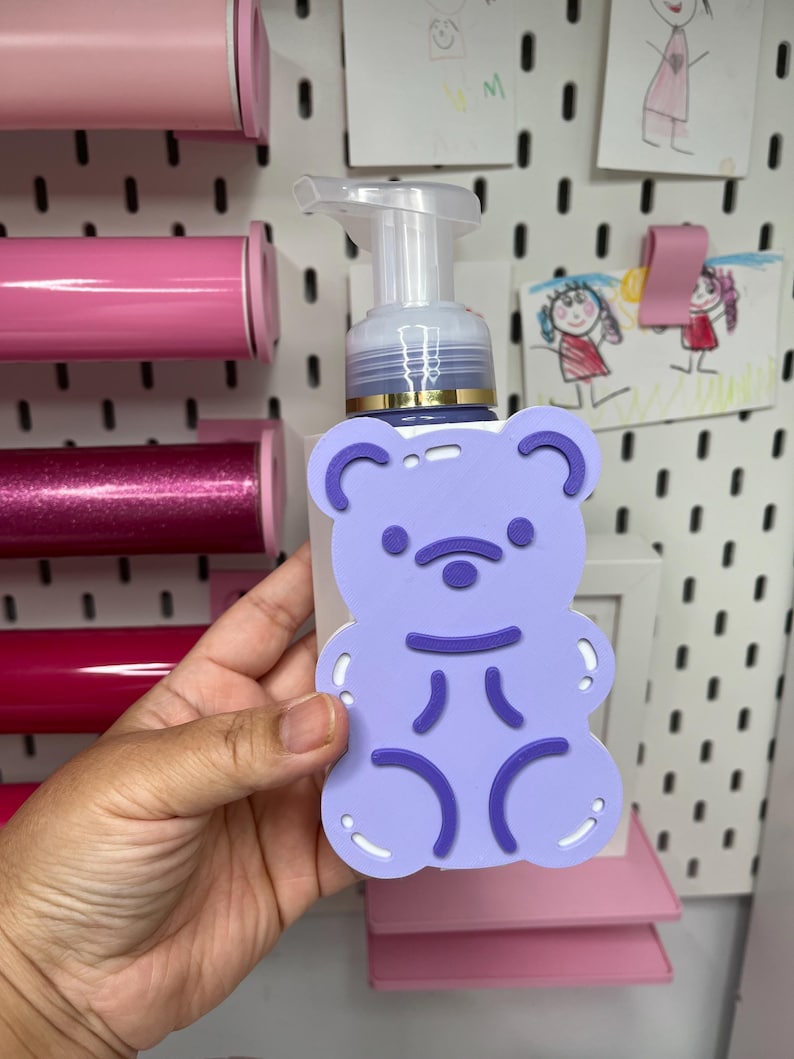 Interchangeable Soap Holder Base for Bath & Body Works Bottles | SoftSoap | Native | Meyer's | Dial STL and 3MF Digital Files image 9
