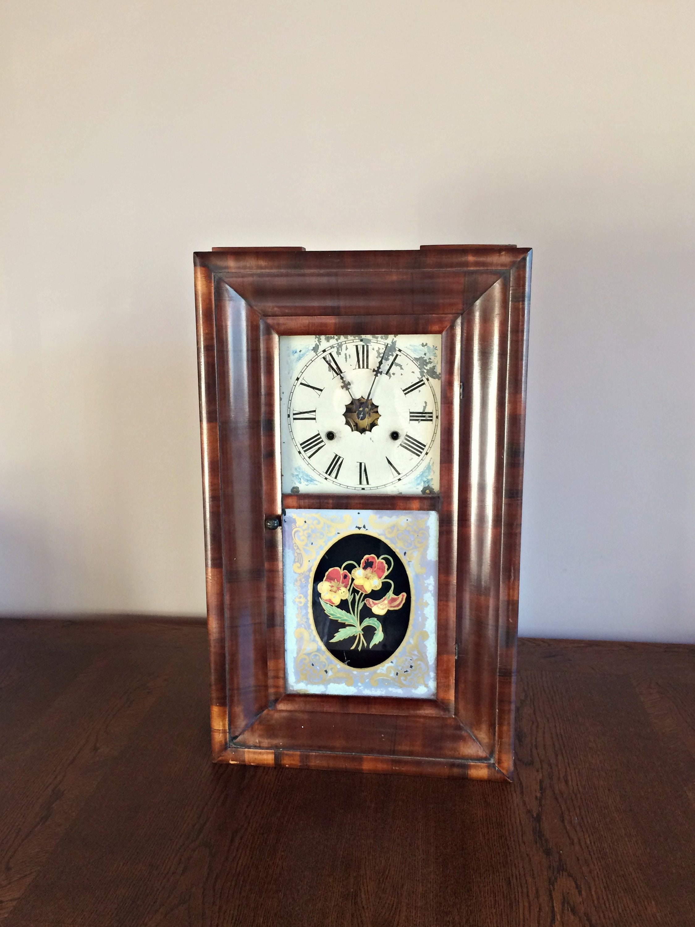 Antique Jerome & Co 30 hour clock Jerome wall clock Pendulum Etsy