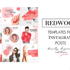 Redwood: Instagram Templates / Шаблоны для Инстаграм