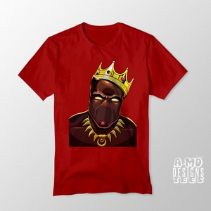 Notorious T'Cha-Lla Black Panther Notorious BIG Mashup Unisex and Ladies Fit image 2