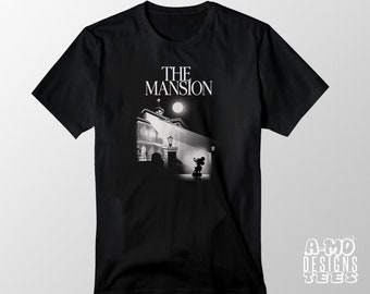 Halloween T-Shirt The Mansion Haunted Mansion Exorcist T-Shirt  Unisex Fit and Ladies Fit