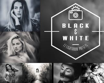 Black & White - 12 Lightroom Presets