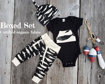 baby boy whale outfit