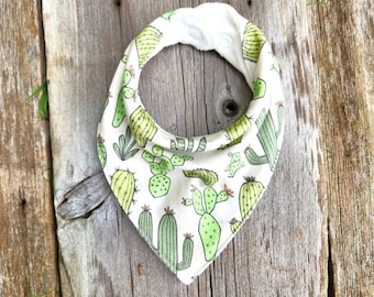 Kaktus Bandana aus Bio-Baumwolle, Gender Neutral Baby Geschenk