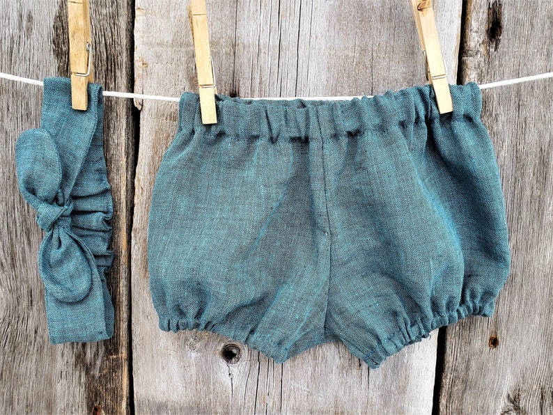 Organic linen bloomers linen bloomers girls baby bloomers Etsy
