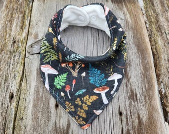 Pilz Baby Halstuch, Bio-Baumwolle mit Bambus gefüttert, hergestellt in den USA