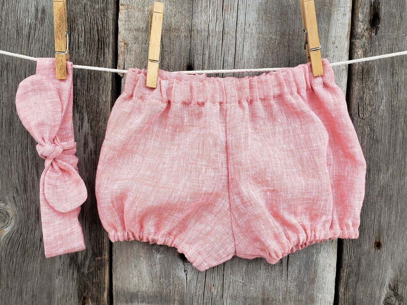 Organic linen bloomers linen bloomers girls baby bloomers Etsy