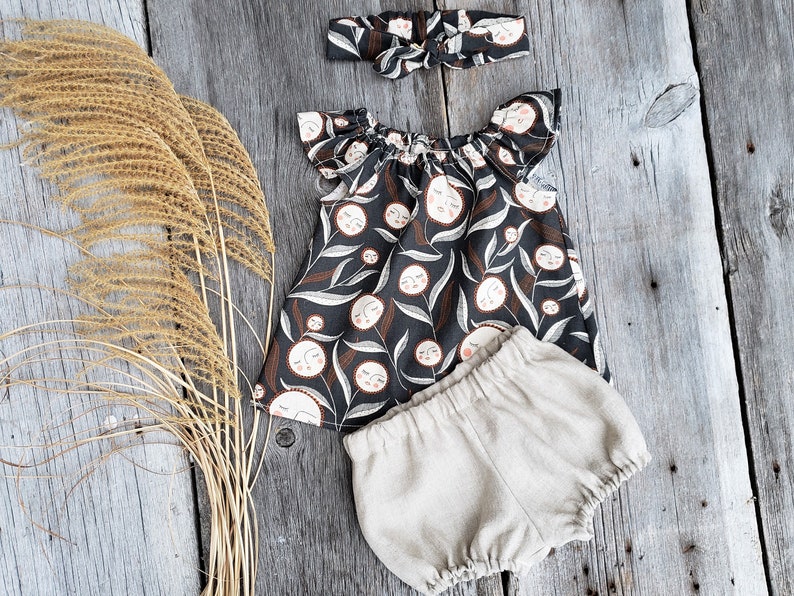Organic linen bloomers linen bloomers girls baby bloomers Etsy