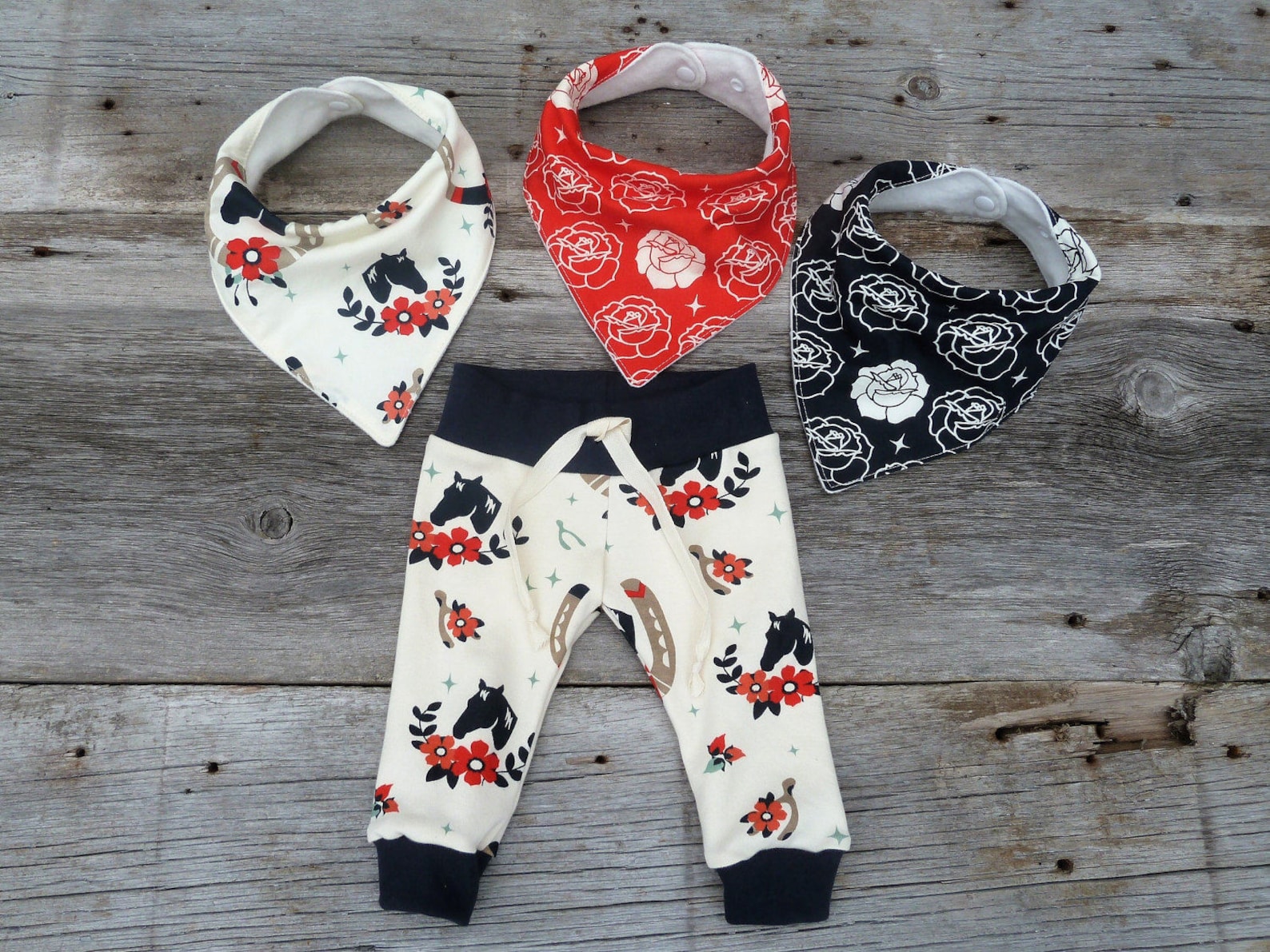 Organic Baby Clothes Horse Baby Clothes Baby Girl Gift Etsy