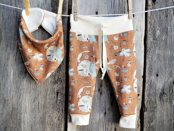 Neutral baby leggings sales
