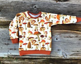 Bio Pilz Baby Top: Rost Pilz Baby Kleidung