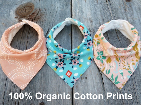 modern baby bandana bibs