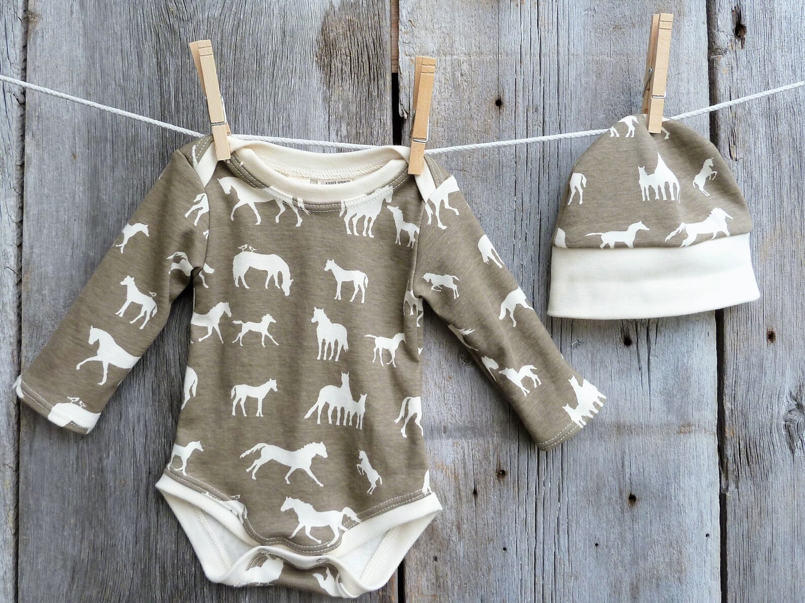 Horse Baby Girl Clothes Baby Girl Gift Organic Girl Etsy