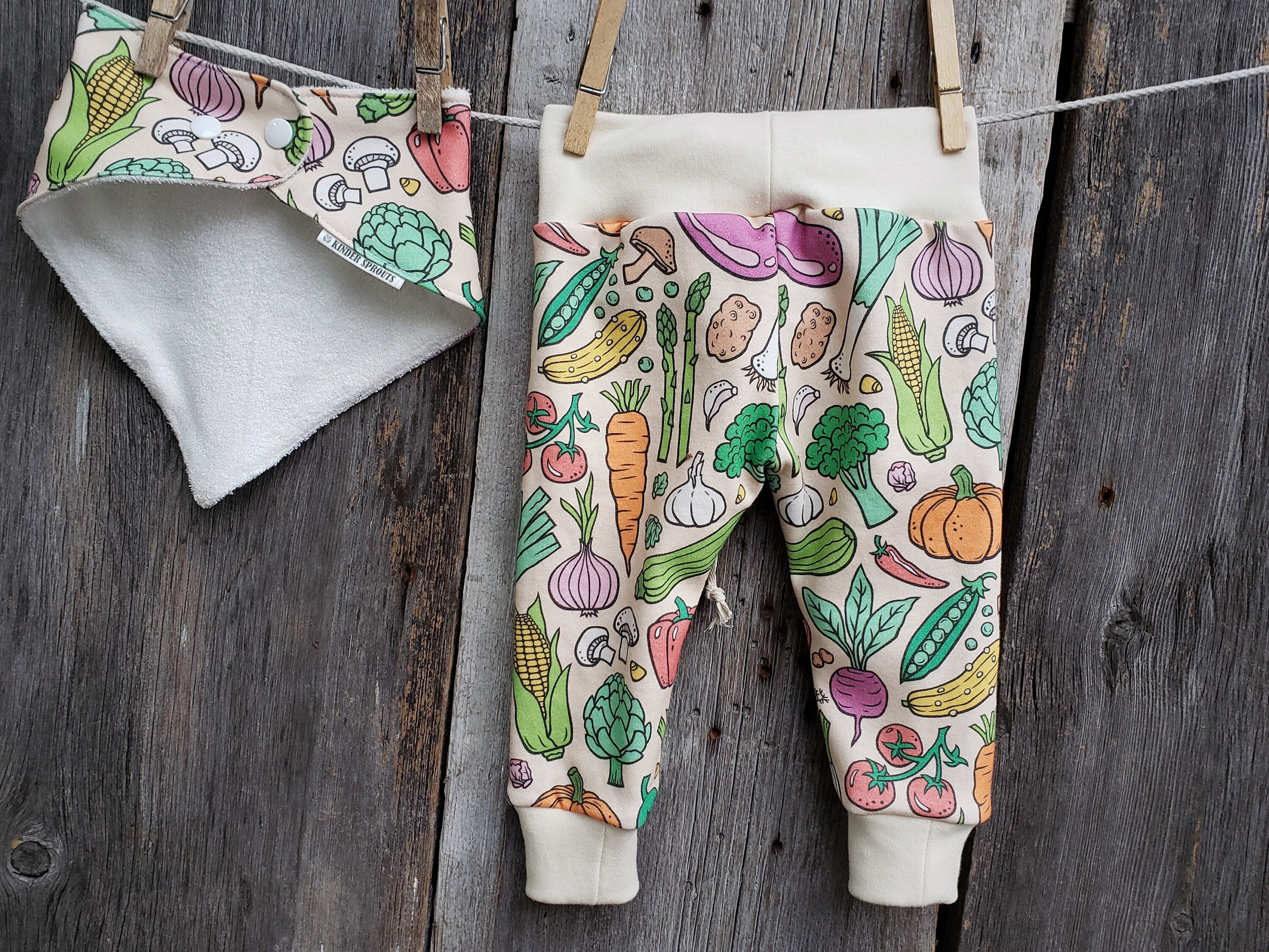 Organic Vegetable Baby Clothes Gardening Baby Clothes Gender Etsy