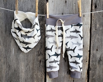 Hai-Baby-Leggings aus Bio-Baumwolle: Unisex, Unisex, Unisex Hoodie