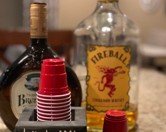 2022 Shot glass holder,New Years Eve shot glass, New Years Party, Plastic Shot Glass Container, Mini Solo Cup holder, Over 21 Birthday Gift