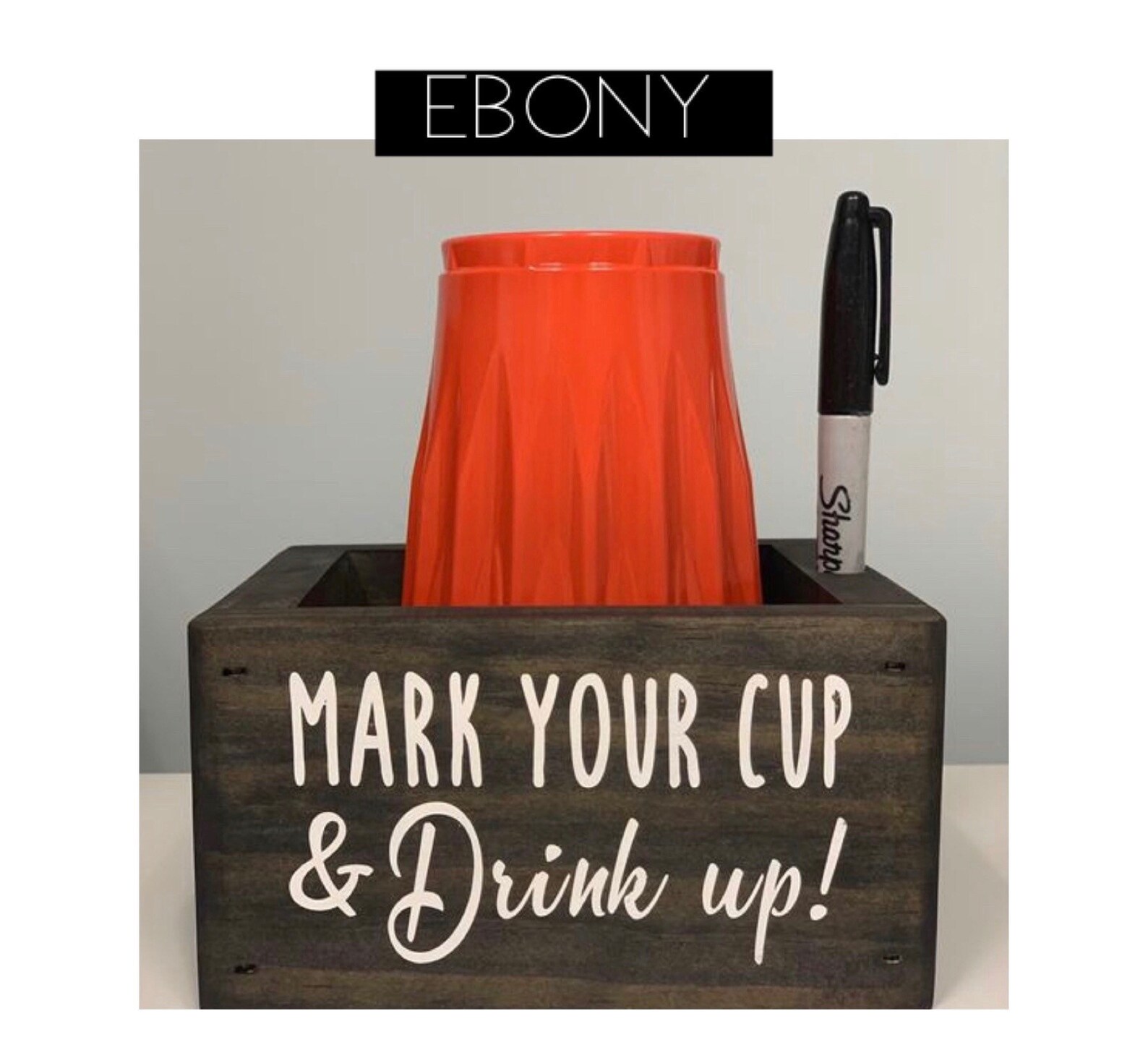 Solo Cup Holder / Cup and Marker Holder/ Graduation Cups/ Etsy