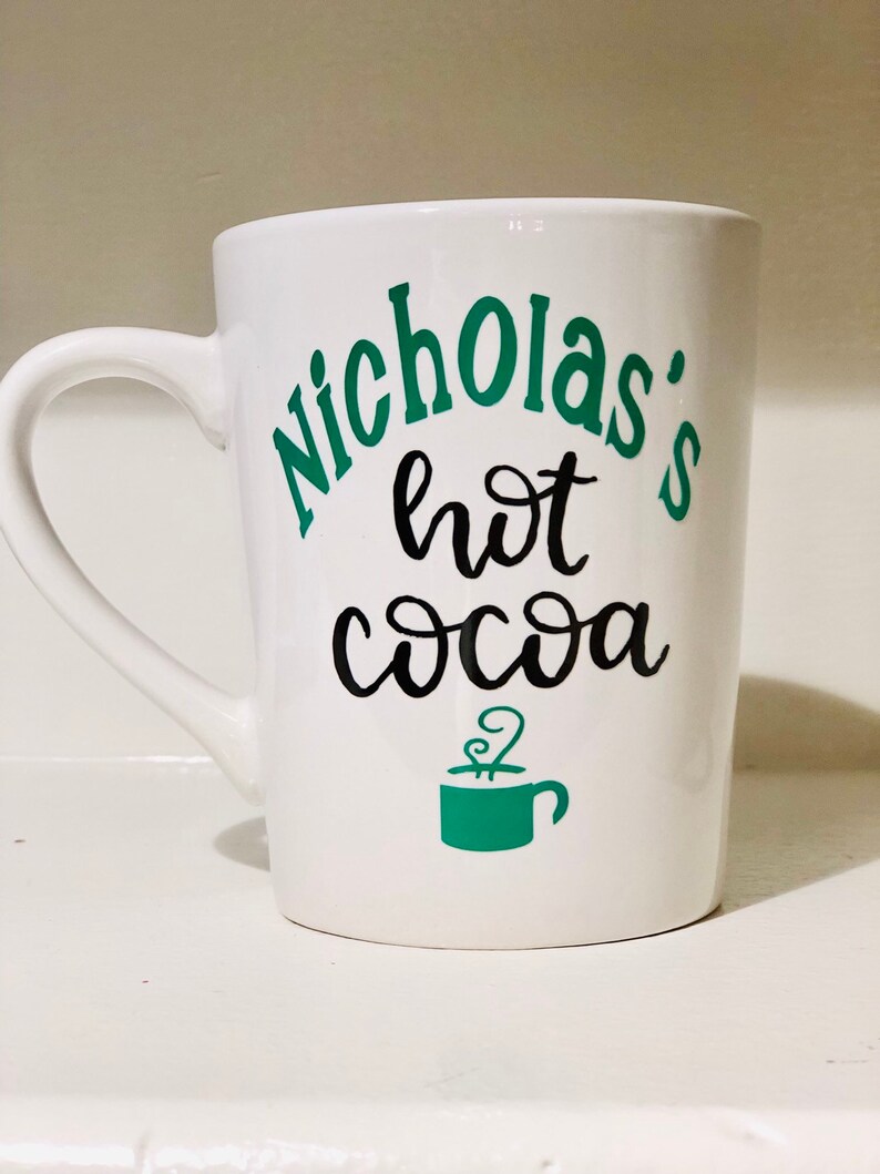 personalised mugs for hot chocolate