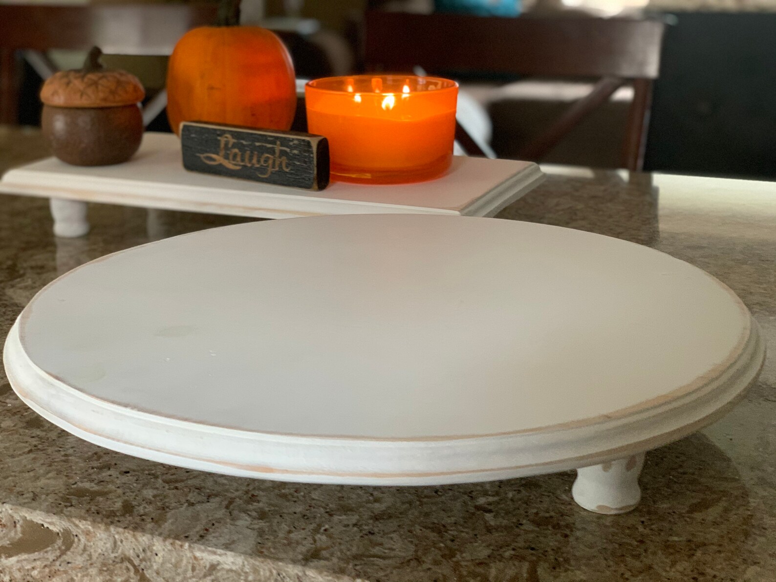 White Pedestal Risers/ Farmhouse Table Decor/ Square Etsy