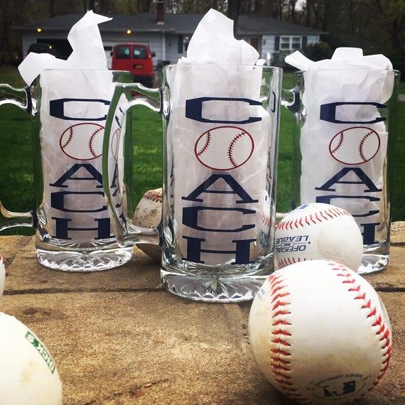 Baseball Coach Beer Mug24 Oz Beer Mugfun Gift for Your Etsy