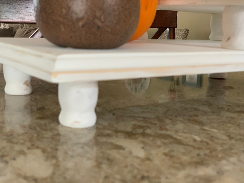 White Pedestal Risers/ Farmhouse Table Decor/ Square Etsy