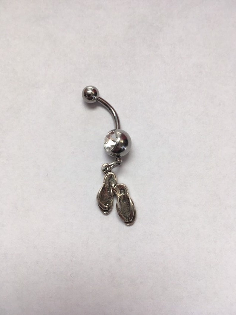 Flip Flop Belly Button Ring