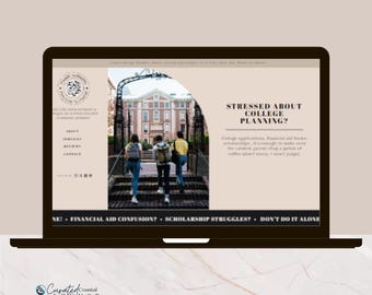 Szablon witryny Olivia | Showit | jednostronicowy