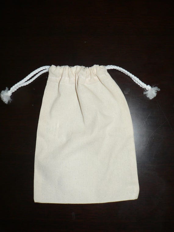 Handmade Drawstring Calico Bags Bulk (20 cm x 15 cm) 10,20,30,40,50,100