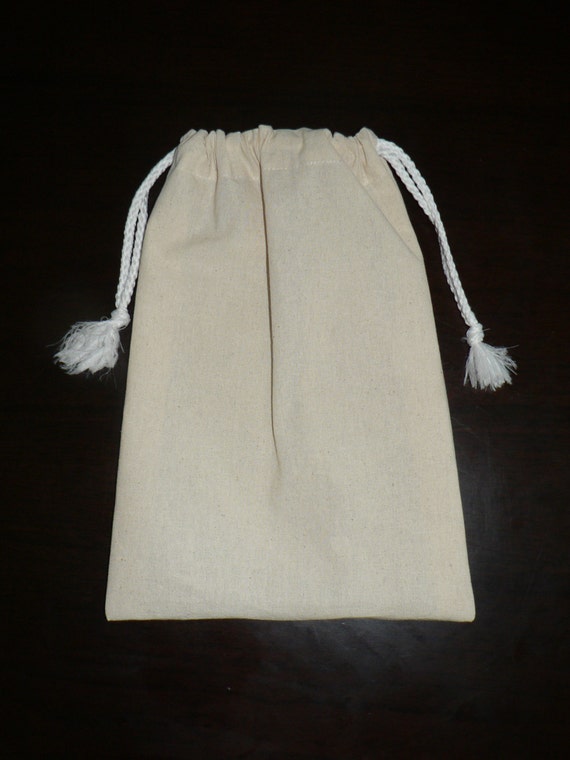 Calico bags with Drawstring bulk 5 10 15 W 20 cm x Etsy