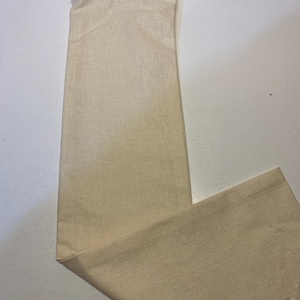 Calico Bags With Drawstring (H 50 cm x W 12 cm )Bulk 5, 10, 15,20, 25