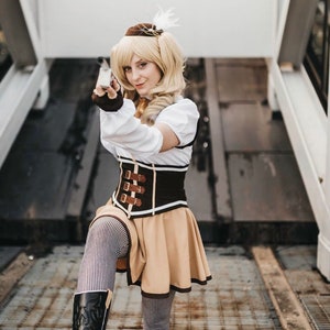 Mami Tomoe Cosplay, Mami Tomoe Costume, Mami Cosplay, Halloween Costume, Madoka Costume, Puella Magi Cosplay, Cosplay Costume imagem 1