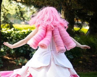 pink wig rose quartz