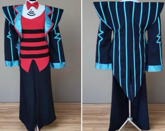 Hotel Hazbin Cosplay, Vox Leader of the Vees Cosplay Costume, Hazbin Cosplay, Vox Cosplay