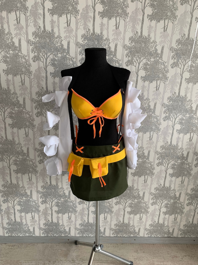 Custom Cheap Final Fantasy X Rikku Cosplay Costume In Final Fantasy X Custom Cheap Final Fantasy X Rikku Cosplay Costume In Final Fantasy X