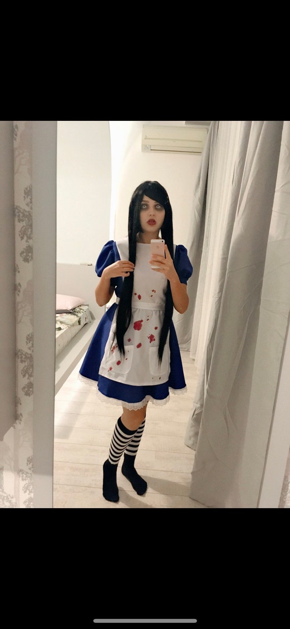 Alice Madness Returns Cosplay, Halloween Costume, Scary Cosplay, Alice  Halloween Dress, Halloween Cosplay, Alice Cosplay