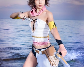 Yuna Cosplay, Yuna Final Fantasy, Yuna Costume, Yuna FF X2, Yuna Staff, Yuna Cosplay Costume, Game Cosplay, Comic Con Cosplay