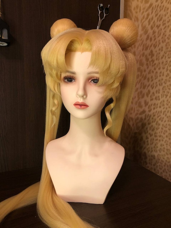 Sailor Moon Wig, Blonde Wig, Anime Wig, Cosplay Wig, Usagi  display picture 2