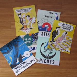 Poster originali vintage della Société Nationale des Chemins de fer Français - SNCF Anni '70