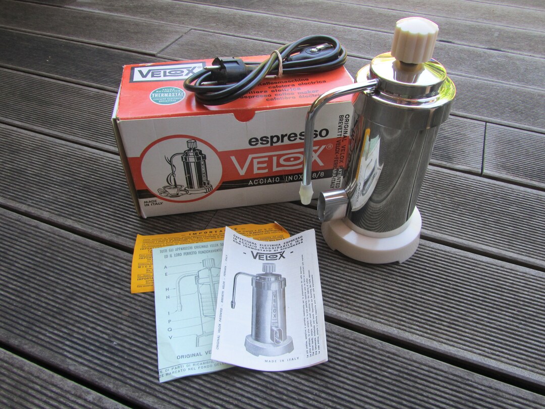Original Velox Electric Espresso Coffee Maker Giant Type 5 Etsy