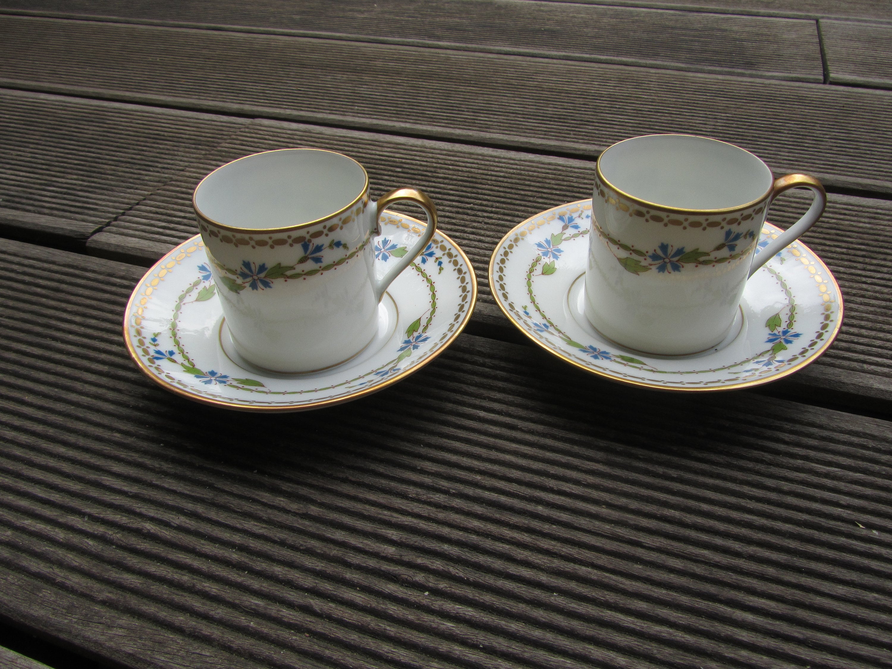 Limoges blue cornflower - Etsy 日本