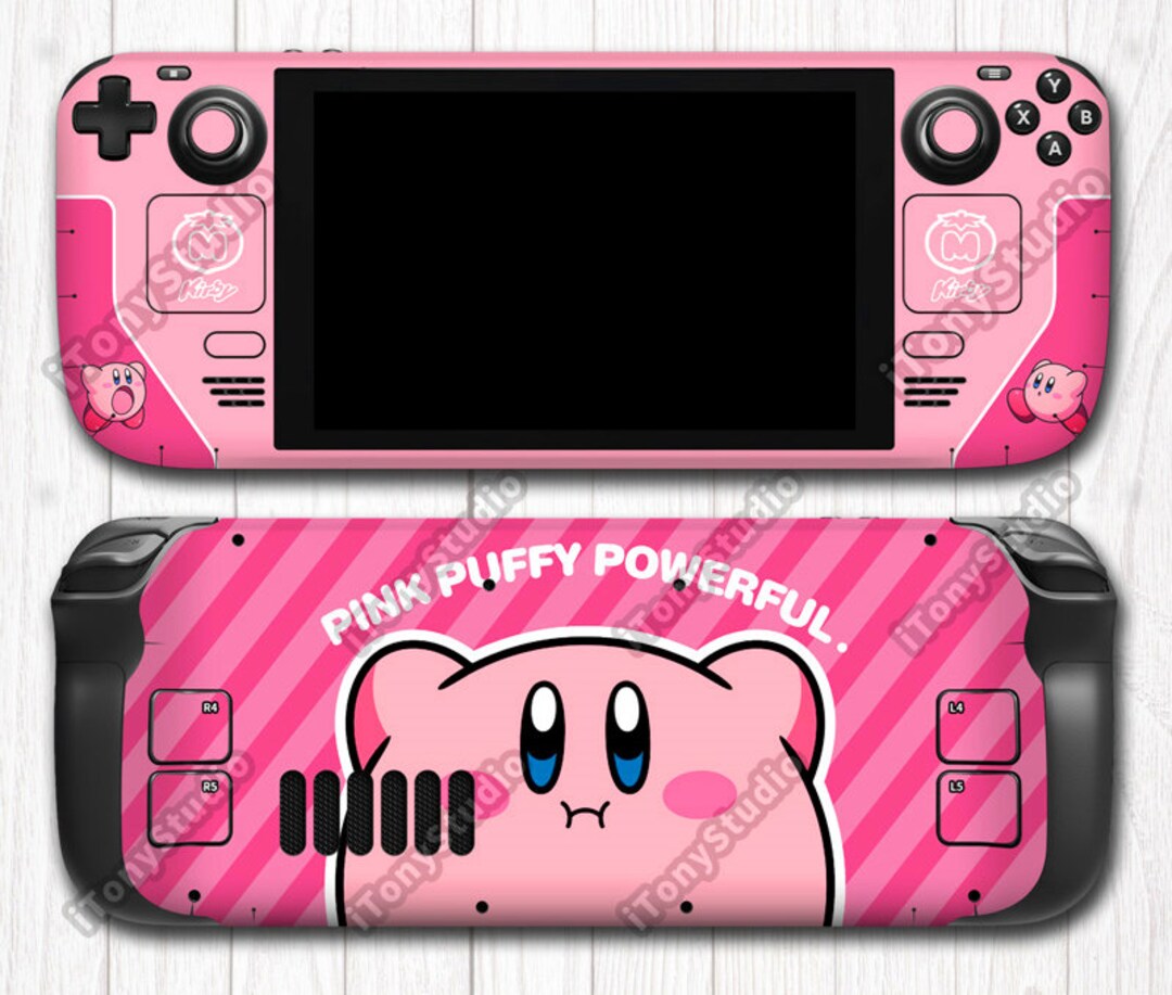Kirby Skins Steam Deck Skin Steam Deck Decal Vinyl Skin Wrap Sticker Steam Deck Skins Cover for