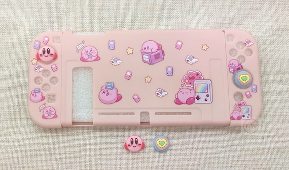 dyr udslæt Ægte Pink Kirby Case for the Nintendo Switch Soft Case Switch Case - Etsy