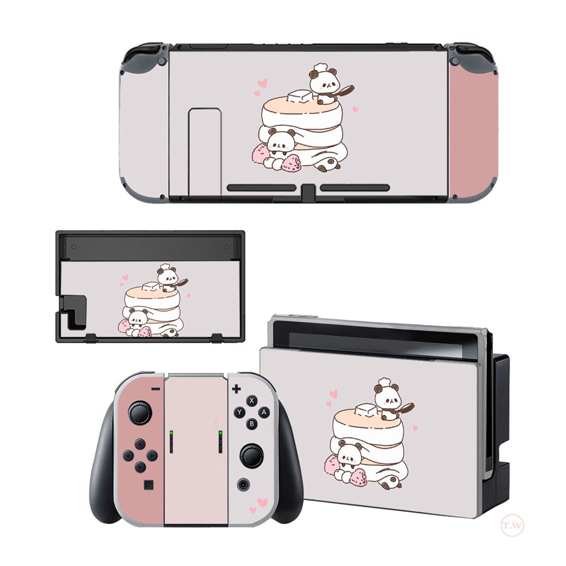 Cute Panda Nintendo Switch Skins Switch Decal Vinyl - Etsy