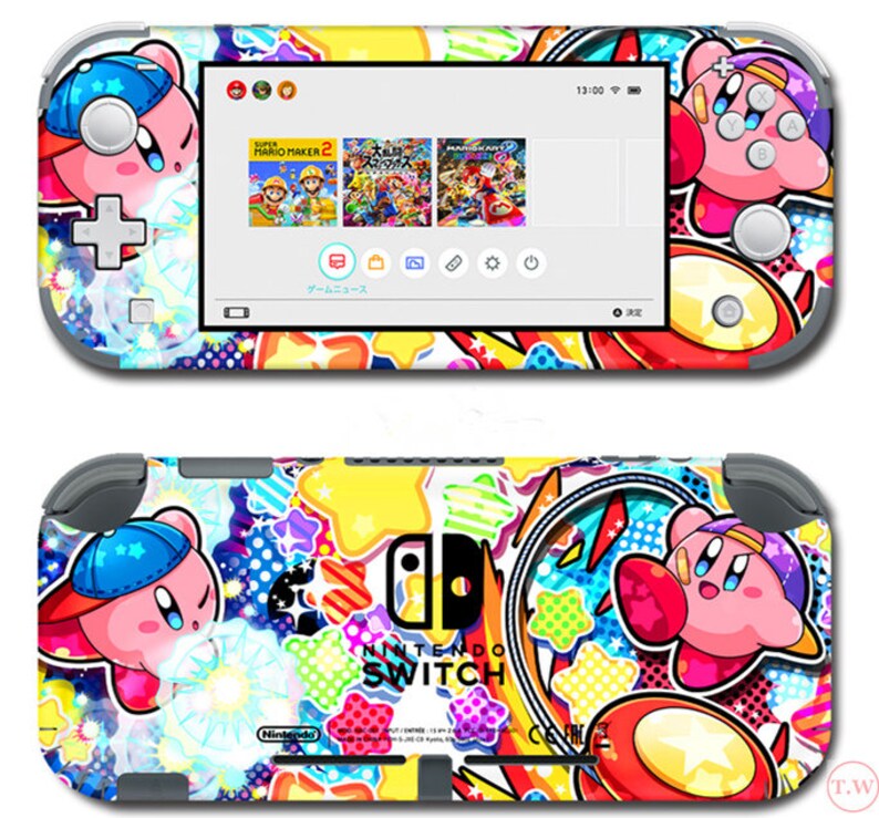 Cute Kirby Nintendo Switch Skin Nintendo Switch Lite Decal Etsy