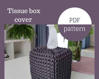 Tissue box cover PDF pattern