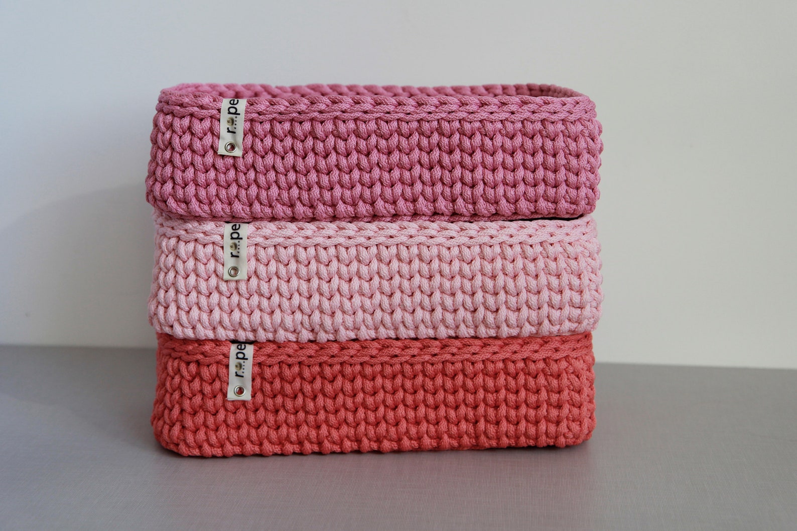 Baby Room Basket Nursery Basket Knit Basket Home Storage Etsy